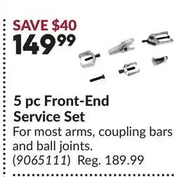 Princess Auto Front-End Service Set offer