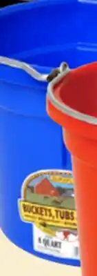 Princess Auto Flat-Back Plastic Buckets 8 qt. Blue offer