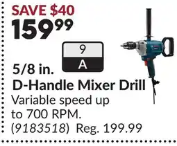 Princess Auto D-Handle Mixer Drill offer