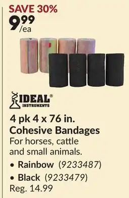 Princess Auto 4 pk 4 x 76 in. Cohesive Bandages offer
