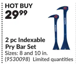 Princess Auto 2 pc Indexable Pry Bar Set offer