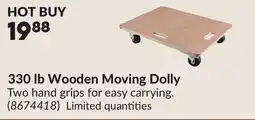 Princess Auto 330 lb Wooden Moving Dolly offer
