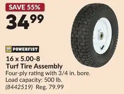 Princess Auto 16 x 5.00-8 Turf Tire Assembly offer
