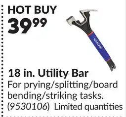 Princess Auto 18 in. Utility Bar offer