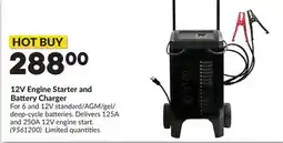 Princess Auto 12V Engine Starter and Battery Charger offer