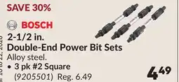 Princess Auto 2-1/2 in. Double-End Power Bit Sets offer