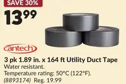 Princess Auto 3 pk 1.89 in. x 164 ftUtility Duct Tape offer