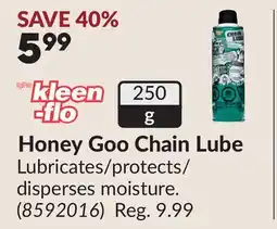 Princess Auto Honey Goo Chain Lube offer