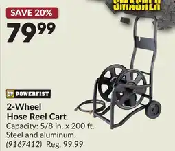 Princess Auto 2-Wheel Hose Reel Cart offer