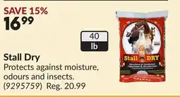 Princess Auto Stall Dry offer