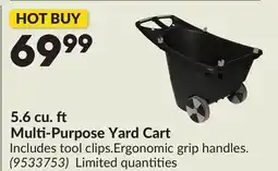 Princess Auto 5.6 cu. Multi-Purpose Yard Cart offer