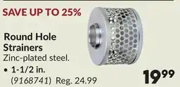 Princess Auto Round Hole Strainers 1-1/2 in offer