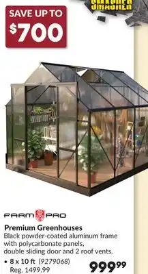 Princess Auto 8 x 10 ft Premium Greenhouses offer