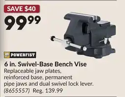 Princess Auto 6 in. Swivel-Base Bench Vise offer