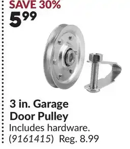 Princess Auto 3 in. Garage Door Pulley offer