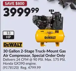 Princess Auto 30 Gallon 2-Stage Truck-Mount Gas Air Compressor, Special Order Only offer
