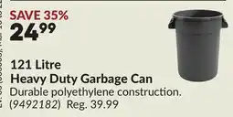 Princess Auto 121 Litre Heavy Duty Garbage Can offer