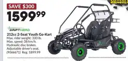 Princess Auto 212cc 2-Seat Youth Go-Kart offer