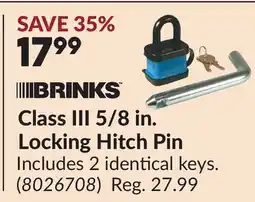 Princess Auto Class III 5/8 in. Locking Hitch Pin offer