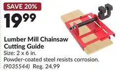 Princess Auto Lumber Mill Chainsaw Cutting Guide offer