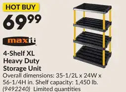 Princess Auto 4-Shelf XL Heavy Duty Storage Unit offer
