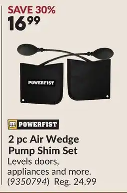 Princess Auto POWERFIST 2 pc Air Wedge Pump Shim Set offer