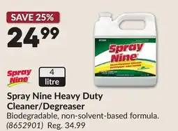 Princess Auto Spray Nine Heavy Duty Cleaner/Degreaser offer
