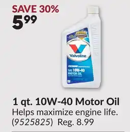 Princess Auto 1 qt. 10W-40 Motor Oil Helps offer