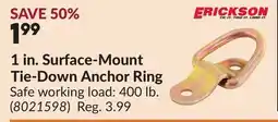 Princess Auto 1 in. Surface-Mount Tie-Down Anchor Ring offer
