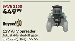 Princess Auto 12V ATV Spreader offer