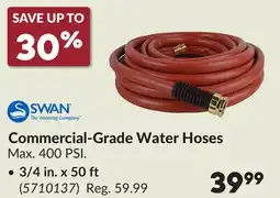Princess Auto Commercial-Grade Water Hoses offer