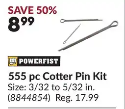 Princess Auto 555 pc Cotter Pin Kit offer