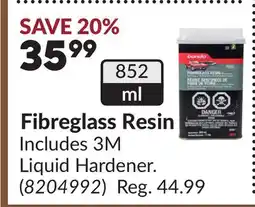 Princess Auto BONDO Fibreglass Resin offer