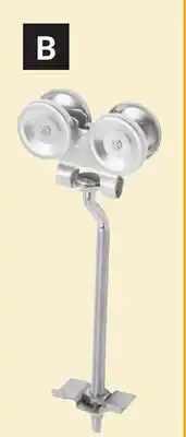 Princess Auto 2 pk Square Track Adjustable Trolleys, 9 in. 4-Way Pendant Bolt offer