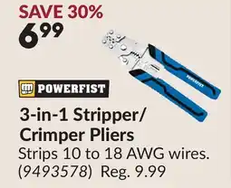 Princess Auto 3-in-1 Stripper/ Crimper Pliers offer