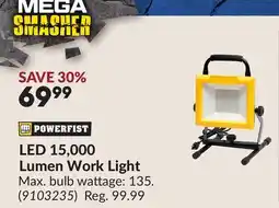 Princess Auto Lumen Work Light Max. bulb wattage: 135 offer