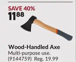 Princess Auto Wood-Handled Axe offer