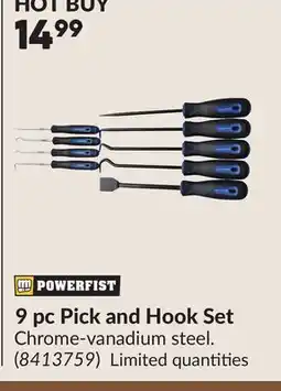 Princess Auto POWERFIST 9 pc Pick and Hook Set offer