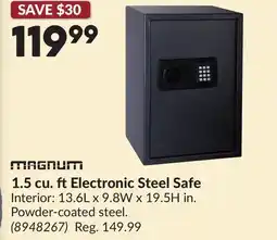 Princess Auto 1.5 cu. ftElectronic Steel Safe offer