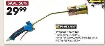 Princess Auto Propane Torch Kit offer