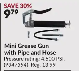Princess Auto Mini Grease Gun with Pipe and Hose offer