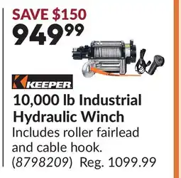Princess Auto Industrial Hydraulic Winch offer