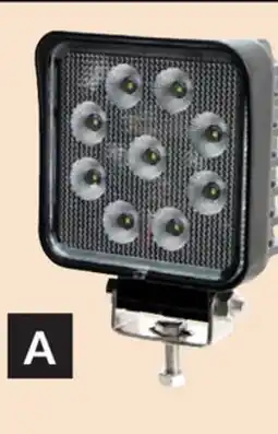 Princess Auto EVERGEAR 9 LED 27W Spot Lights Square offer