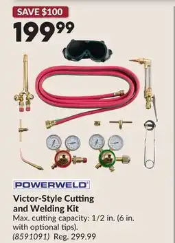 Princess Auto Victor-Style Cutting and Welding Kit offer