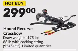 Princess Auto Hound Recurve Crossbow offer