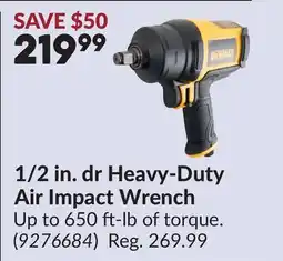 Princess Auto 1/2 in. dr Heavy-Duty Air Impact Wrench offer