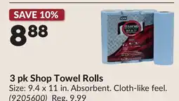 Princess Auto 3 pk Shop Towel Rolls offer