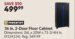 Princess Auto POWERFIST 36 in. 2-Door Floor Cabinet offer
