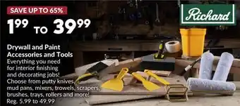 Princess Auto Drywall and Paint Accessories and Tools offer