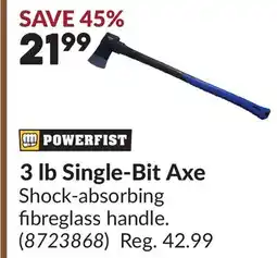 Princess Auto 3 lb Single-Bit Axe offer